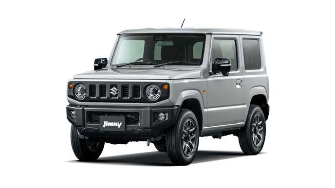 ジムニーのシルキーシルバーメタリック