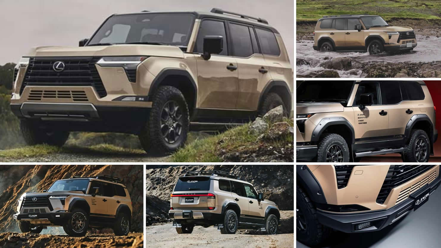 レクサスGXのモデルチェンジ LXとRXの間を埋めるランクル250ベースの新型モデルに