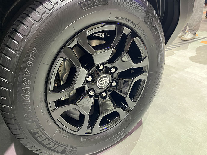 ランドクルーザーFJのタイヤ