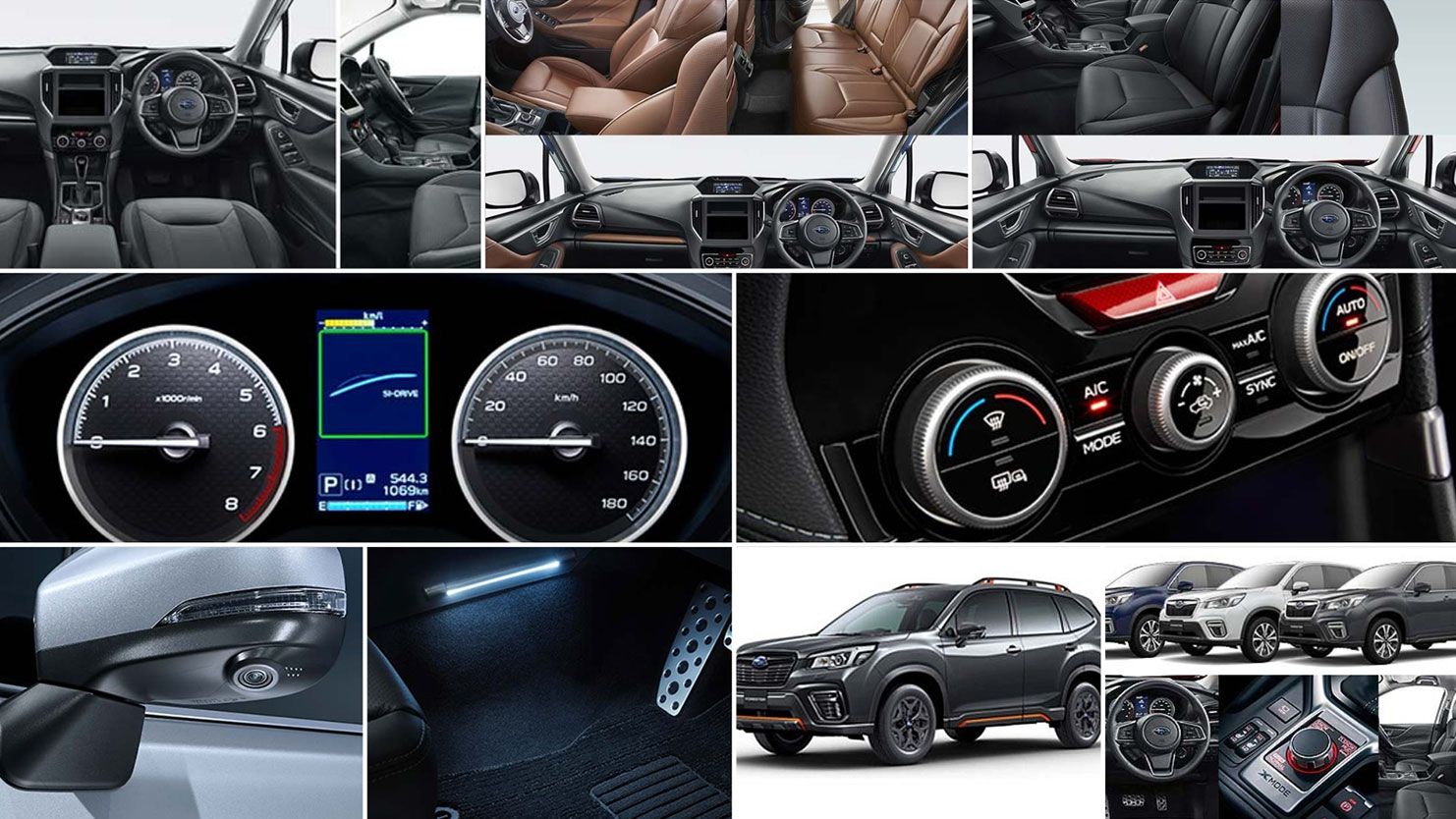 フォレスターの内装は運転の楽しさ広がる機能美を形にしたデザイン