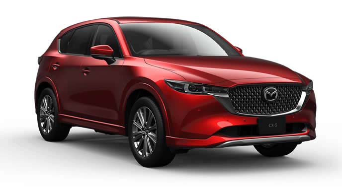 CX-5のソウルレッドクリスタルメタリック