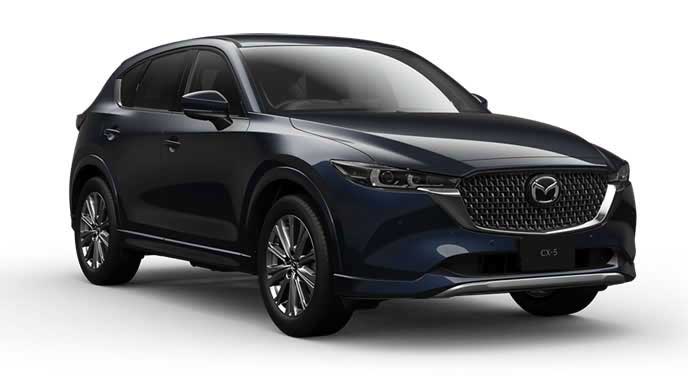 CX-5のディープクリスタルブルーマイカ