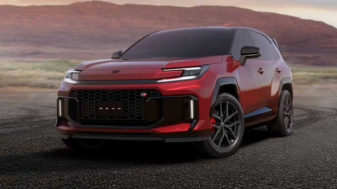 6代目RAV4 GR SPORTのエクステリア