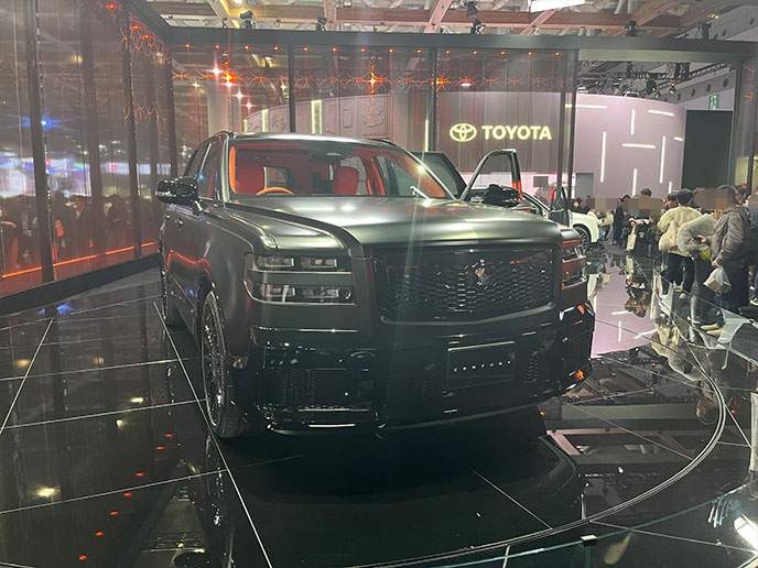 2023年9月6日に公開した新型センチュリー（SUV）のエクステリア