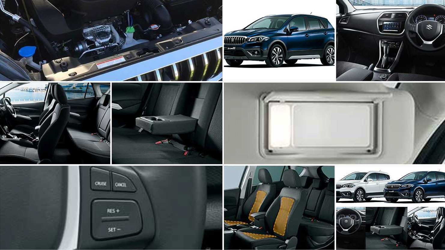 SX4の内装はシンプルで高級車にも負けない快適機能が充実