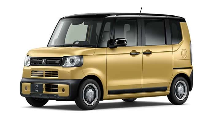 N-BOXのオータムイエローパール×ブラック