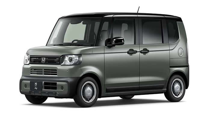 N-BOXのボタニカルグリーンパール×ブラック