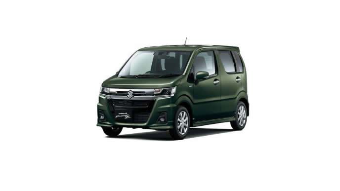 ワゴンRのクールカーキパールメタリック