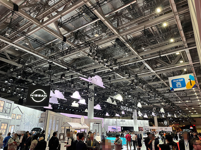 ジャパンモビリティショー2025の日産ブース