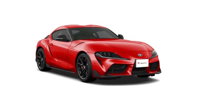 GRスープラのプロミネンスレッド