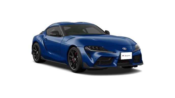 GRスープラのドーンブルーメタリック