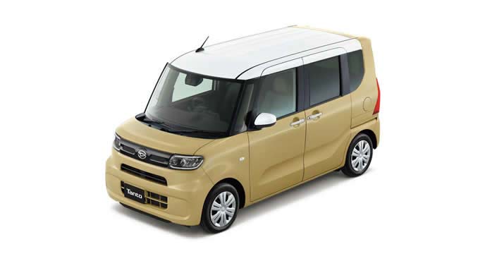 タントのホワイト×サンドベージュメタリック