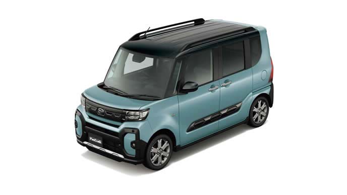 タントファンクロスのブラックマイカメタリック×レイクブルーメタリック