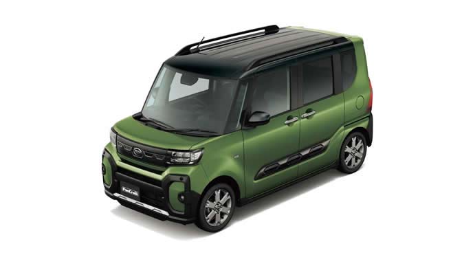 タントファンクロスのブラックマイカメタリック×フォレストカーキメタリック