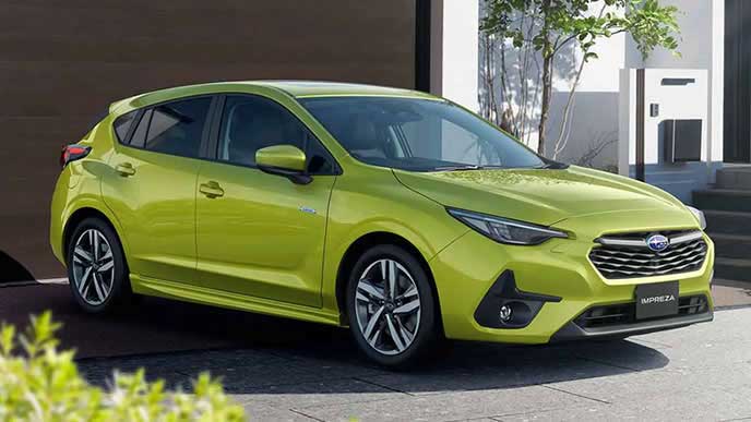 2025年新色シトロンイエローパールのインプレッサ
