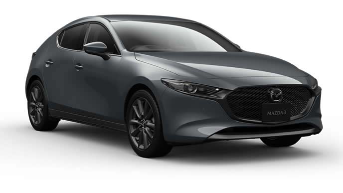MAZDA3のポリメタルグレーメタリック