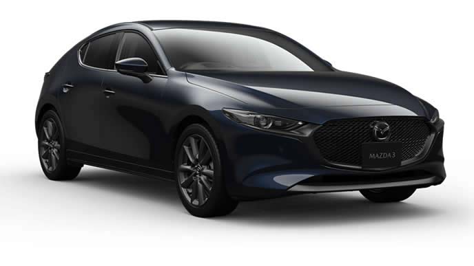 MAZDA3のディープクリスタルブルーマイカ