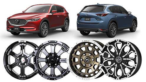 CX-5 KF型 純正17インチ ホイールタイヤセット 4本