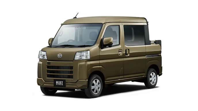 ハイゼットカーゴのオフビートカーキメタリック