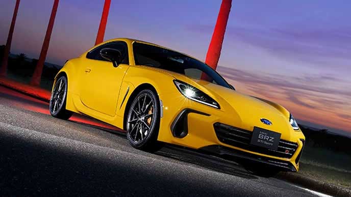 2025年BRZの特別仕様車STI Sport YELLOW EDITIONのエクステリア
