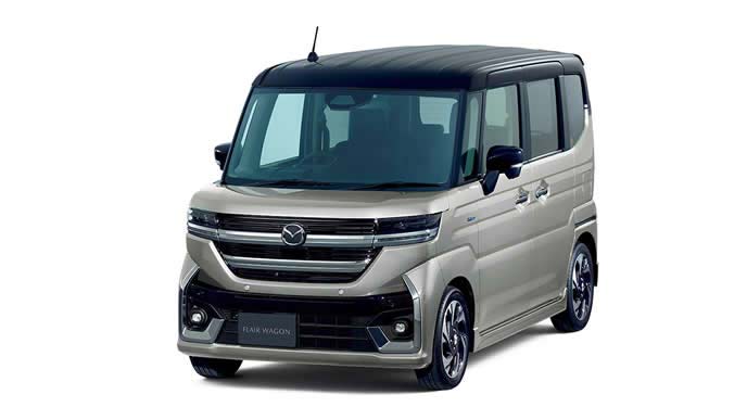 フレアワゴンのスチールシルバーメタリック×ブラックルーフ