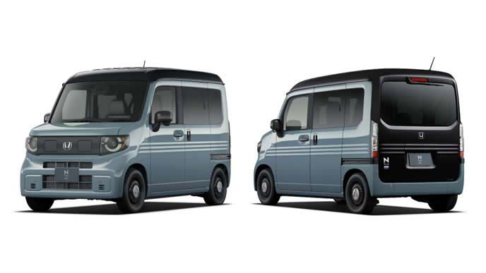 N-VAN e:のソニックグレーパール×ブラック