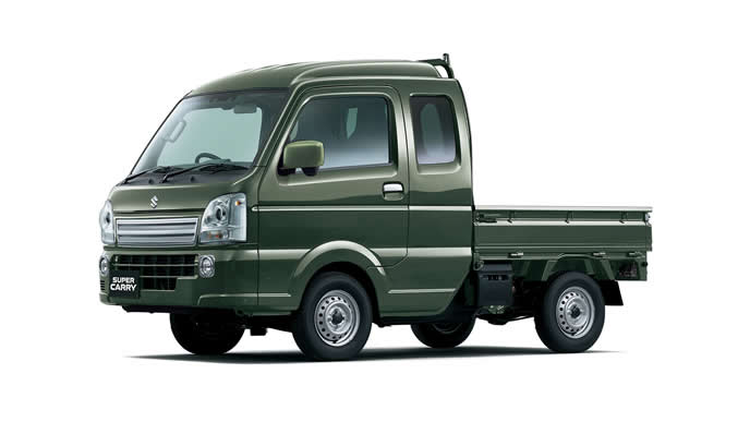 キャリイのクールカーキパールメタリック
