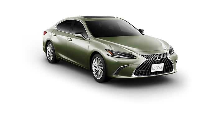 レクサスES 300hのサンライトグリーンマイカメタリック