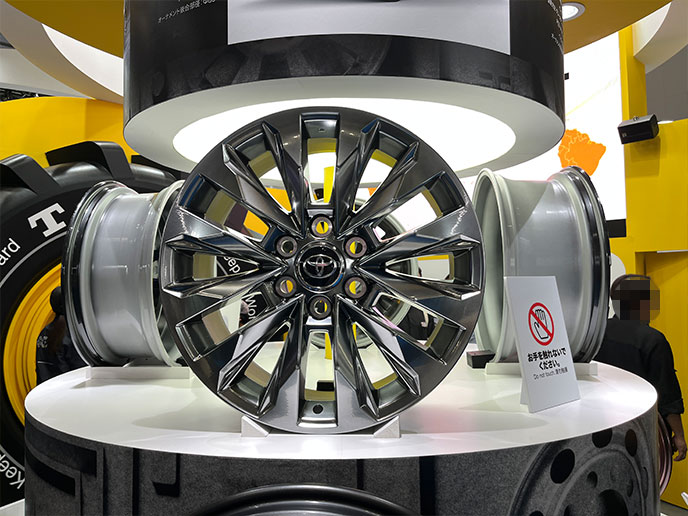 トヨタのアルミホイール