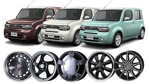 美品 日産純正 キューブ 15インチ アルミホイール - タイヤ、ホイール