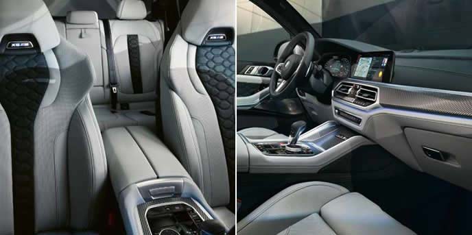BMW X5 M Competitionのシートとインストルメントパネル
