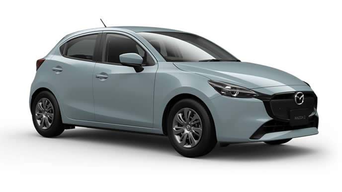 MAZDA2のエアストリームブルーメタリック