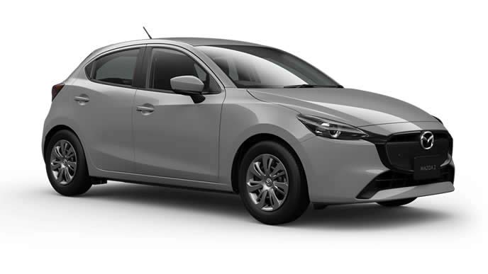 MAZDA2のエアログレーメタリック