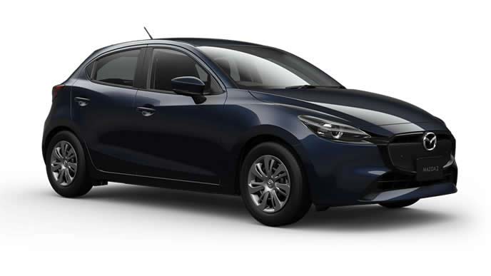 MAZDA2のディープクリスタルブルーマイカ