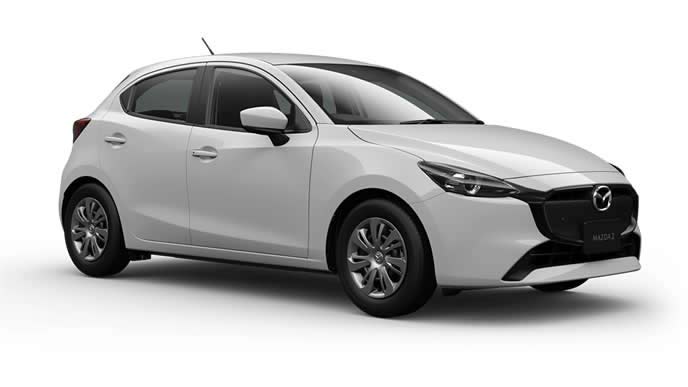 MAZDA2のアークティックホワイト