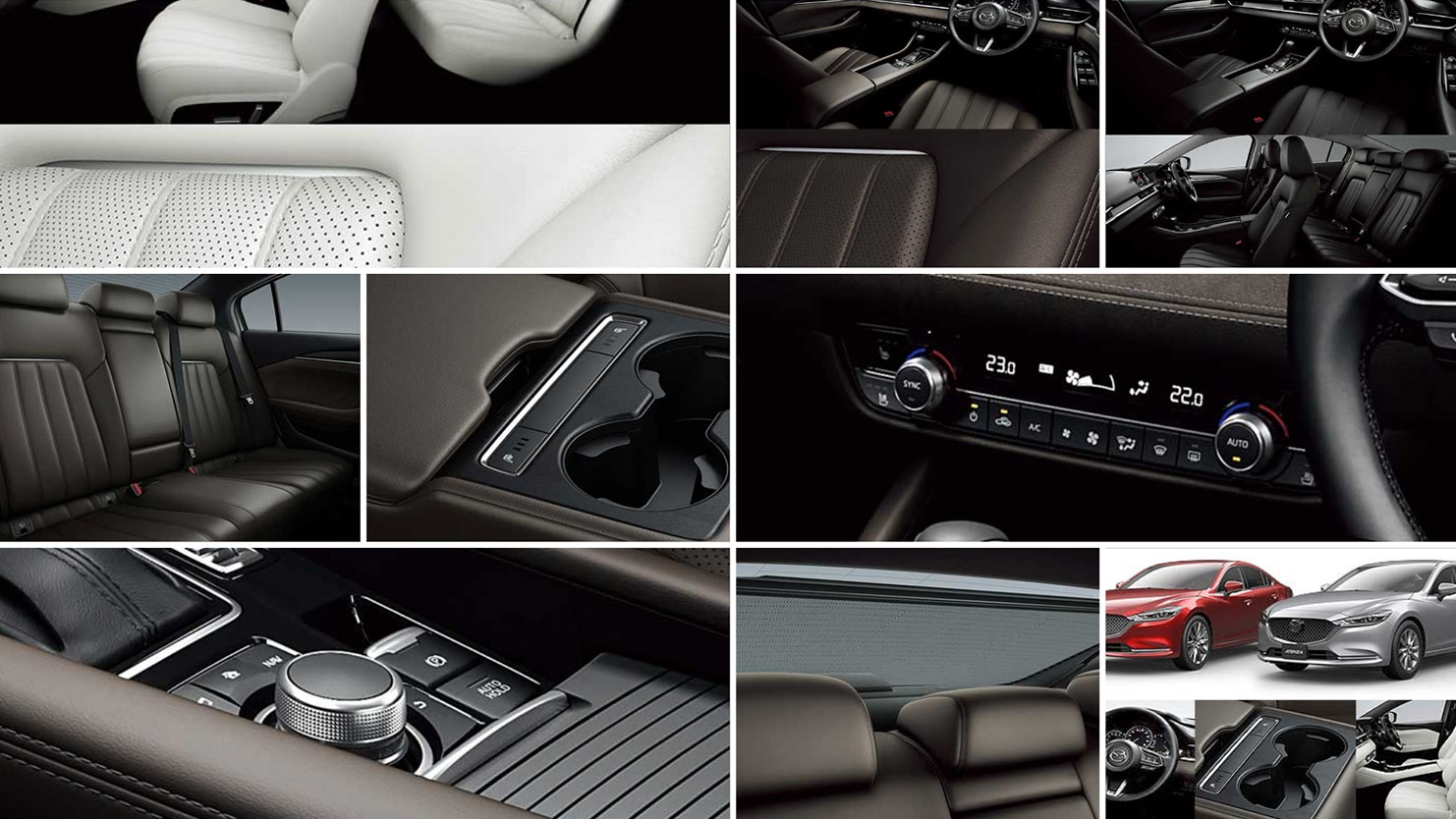 アテンザの内装はフラッグシップカーに相応しい高級感とシンプルさを両立