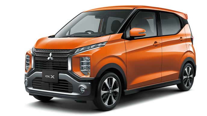 ek Xのサンシャインオレンジメタリック