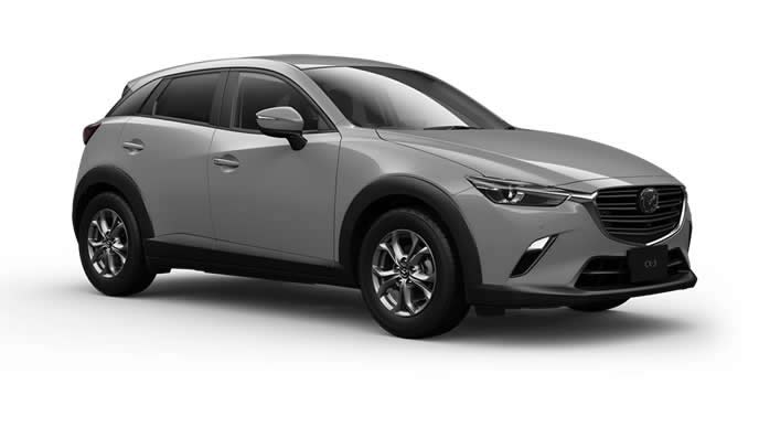 CX-3のエアログレーメタリック