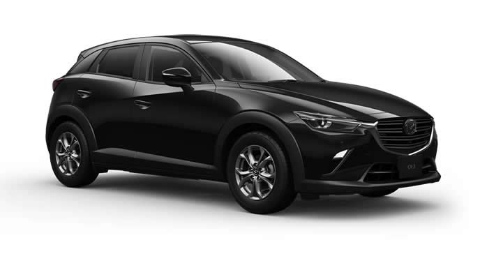 CX-3のジェットブラックマイカ