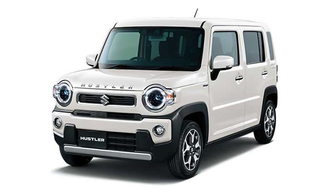 ソフトベージュメタリックの新型ハスラー