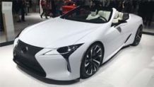 レクサスLCにコンバーチブルを追加 ロープロポーションのオープンカーに