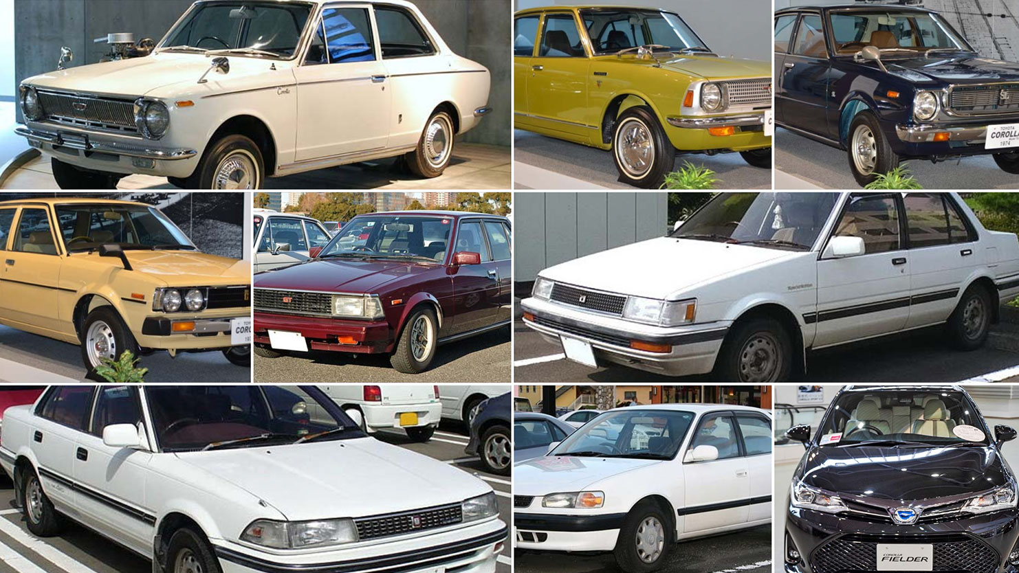 カローラ歴代モデルを画像付きで紹介！販売台数世界1位になるまでの道のり