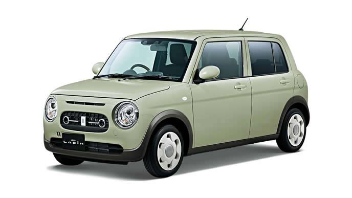 ラパンLCのトラッドカーキメタリック