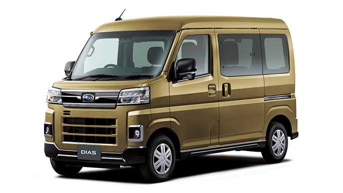 サンバーバン・サンバーディアスのオフビートカーキメタリック