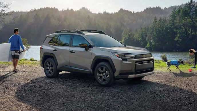 6代目RAV4アドベンチャーのエクステリア