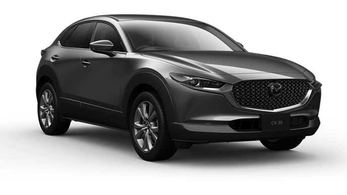 CX-30のマシーングレープレミアムメタリック