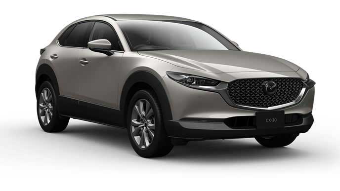 CX-30のプラチナクォーツメタリック