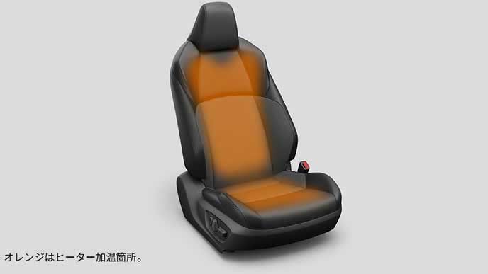 カローラクロスのシートヒーター