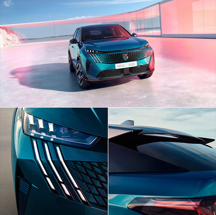 プジョー E-3008のエクステリア