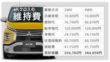 eKクロスの年間維持費～ターボエンジンを搭載する2WD車と4WD車で徹底比較